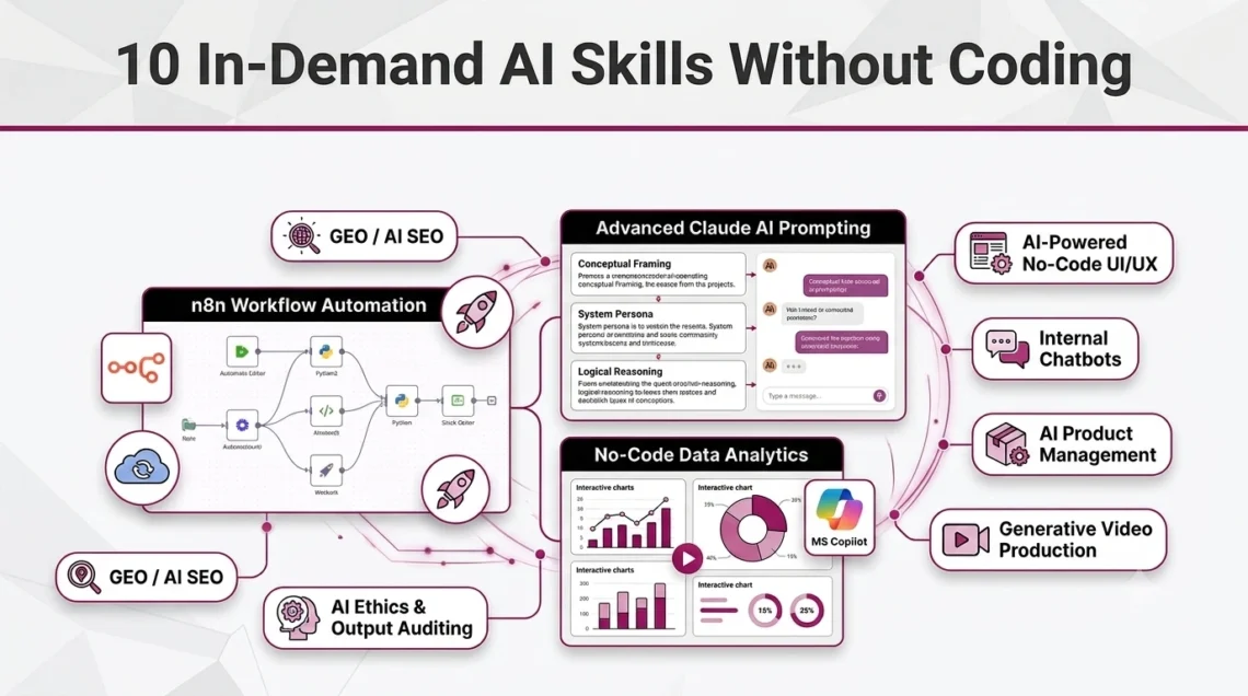 10 In-Demand AI Skills Without Coding